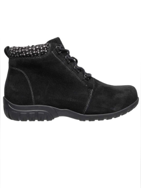 Propet Shoes - PROPET Women's Delaney Black Suede Ankle Boots Water Resistant In Box Size 10